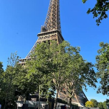 Superbe Appartement Vue Sur La Tour Eiffel París Exterior foto